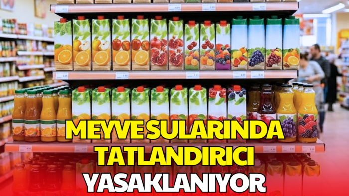 Market Raflarında Yeni Dönem! Tatlandırıcıya Yasak Geliyor